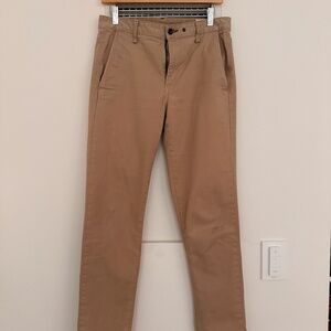 Rag & Bone Fit 2 Slim Chino Pants Beige Khaki Stretch Cotton Size 30